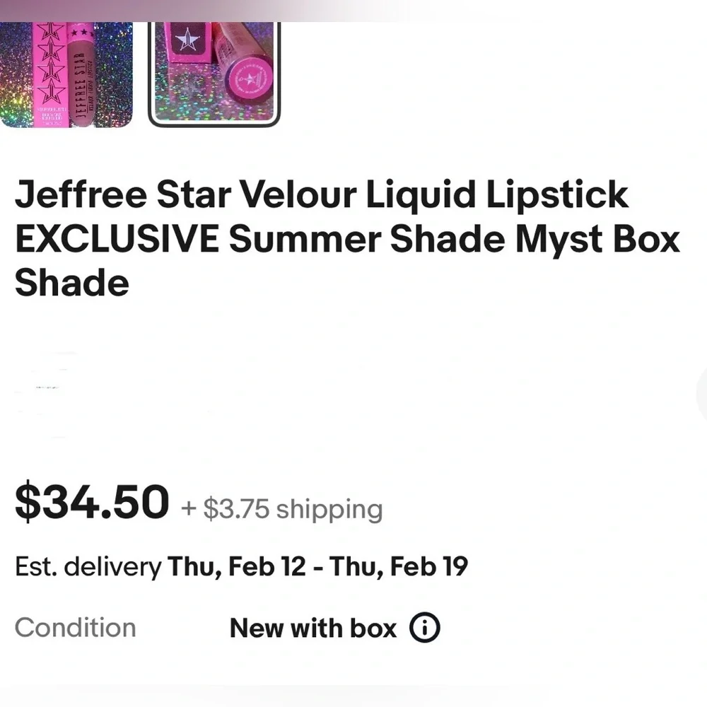 Jeffree Star Exclusive Summer Shade Lipstick Set Star Symbol